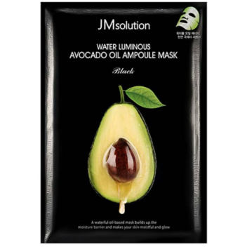 [JMSOLUTION] Маска тканевая ультратонкая питательная с авокадо Water Luminous Avocado Oil Ampoule Mask, 35 мл