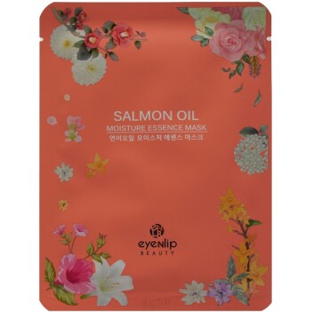 [EYENLIP] Маска для лица тканевая SALMON OIL MOISTURE ESSENCE MASK, 25 мл