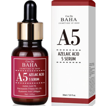[COS DE BAHA] Сыворотка с азелаиновой кислотой A5 Azlaic Acid 5% Serum, 30 мл