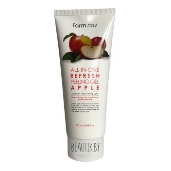 [FARM STAY] Пилинг-скатка с экстрактом яблока All in One Whittening Peeling Gel Cream Apple, 180 мл