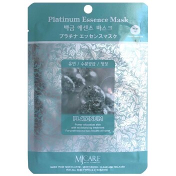 [MJCARE] Тканевая маска платина Platinum Essence Mask, 23 гр