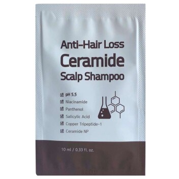 [TRIMAY] Пробник шампуня Anti-Hair Loss Ceramide Scalp Shampoo, 10 мл