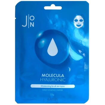 [J:ON] Тканевая маска для лица ГИАЛУРОНОВАЯ КИСЛОТА Molecula Hyaluronic Daily Essence Mask, 23 мл