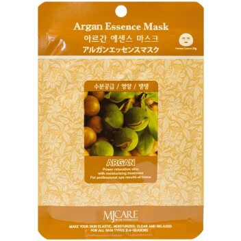 [MJCARE] Маска тканевая для лица Аргана Argana Essence Mask, 23 гр