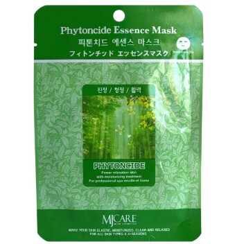 [MJCARE] Маска тканевая для лица антибактериальная с Фитонцидами Phytoncide Essence Mask, 23 мл