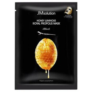 [JMSOLUTION] Тканевая маска с экстрактом Юдзу и прополисом Honey Luminous royal propolis mask, 30 мл