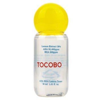 [TOCOBO] Тонер отшелушивающий с экстрактом лимона и кислотами AHA BHA Lemon Toner, 30 мл