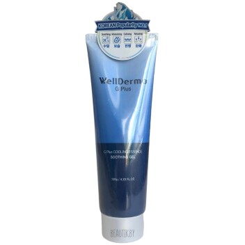 [WELLDERMA] Гель для кожи УСПОКАИВАЮЩИЙ/ОХЛАЖДАЮЩИЙ G Plus Cooling Essence Soothing Gel, 120 мл