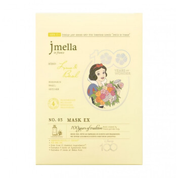 [JMSOLUTION] Тканевая маска увлажняющая парфюмированная JMELLA IN FRANCE LIME & BASIL MASK DISNEY, 30 мл
