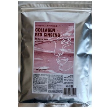 [TRIMAY] Альгинатная маска с коллагеном Collagen Red Ginseng Modeling Mask With Rose, 240 гр