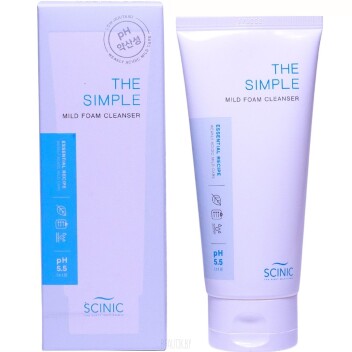 [SCINIC] Слабокислотная пенка для умывания для чувствительной кожи Scinic Mild Foam Cleanser, 120 мл