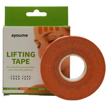 [AYOUME] Тейп для лица оранжевый 1см*5м Kinesiology tape roll