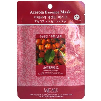 [MJCARE] Маска тканевая для лица Ацерола Acerola Essence Mask, 23 мл