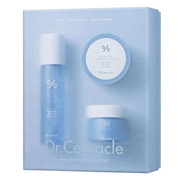 [DR.CEURACLE] Увлажняющий набор для ухода за кожей Hyal Reyouth Glowing Set TONER/CREAM/HYDROGEL EYE MASK