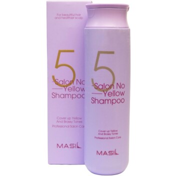 [MASIL] Тонирующий шампунь для осветленных волос 5 Salon No Yellow Shampoo, 300 мл
