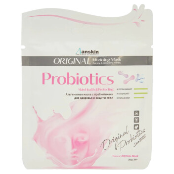 [ANSKIN] Маска для лица альгинатная с пробиотиками Probiotics Modeling Mask / Refill, 25 гр