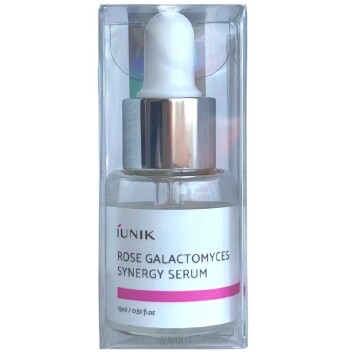 [IUNIK] Сыворотка с розовой водой и галактомисисом Rose Galactomyces Synergy Serum, 15 мл