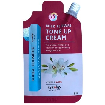 [EYENLIP] Крем для лица осветляющий POCKET MILK FLOWER TONE UP CREAM, 20 мл