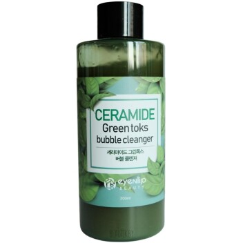 [EYENLIP] Пенка кислородная для умывания CERAMIDE GREEN TOKS BUBBLE CLEANSER, 200 мл