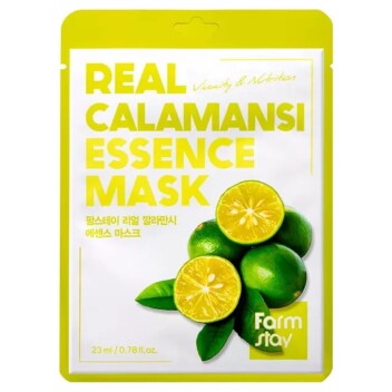 [FARM STAY] Тканевая маска с каламанси Real Calamansi Essence Mask, 23 мл