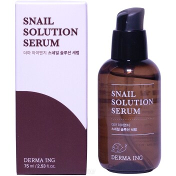 [JUNGNANI] Сыворотка с муцином улитки DERMA ING SNAIL SOLUTION SERUM, 75 мл