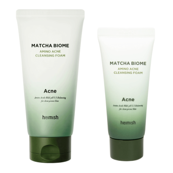 [HEIMISH] Пенка для умывания тонизирующая Matcha Biome Amino Acne Cleansing Foam, 30 мл