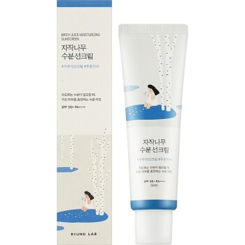 [ROUND LAB] Крем увлажняющий солнцезащитный Birch Juice Moisturizing Sunscreen SPF 50+ Pa++++, 50 мл