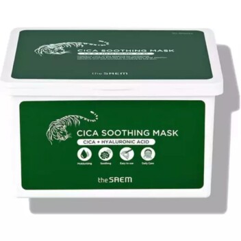 [THE SAEM] Набор масок тканевых Cica Soothing Mask, 30 шт
