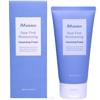 [JMSOLUTION] Пенка для умывания Dear First Moisturizing Cleansing Foam, 150 мл