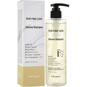 [TRIMAY] Шампунь с пептидами для объема волос Anti-Hair Loss Peptide Volume Shampoo, 300 мл