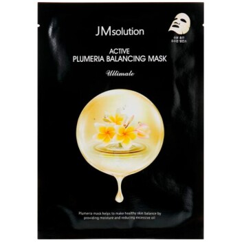 [JMSOLUTION] Тканевая маска восстанавливающая Active Plumeria Balancing Mask Ultimate, 30 мл