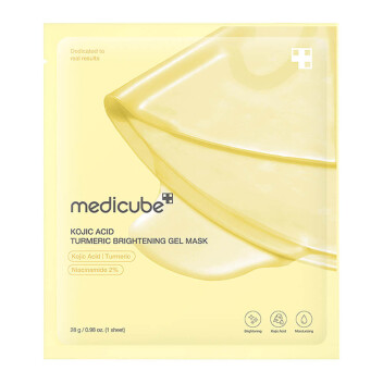 [MEDICUBE] Гидрогелевая маска для сияния кожи Kojic Acid Turmeric Brightening Gel Mask, 28 гр