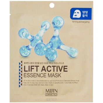 [MJCARE] Маска тканевая для лица Лифтинг-эффект MIJIN LIFT ACTIVE ESSENCE MASK, 25 гр