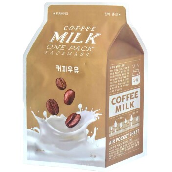 [A’PIEU] Маска для лица тканевая Coffee Milk One-Pack, 21 мл