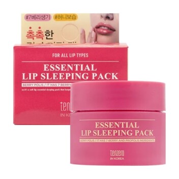 [TENZERO] Ночная маска для губ с экстрактами ягод и меда Essential Lip Sleeping Pack Berry Polis, 15 г