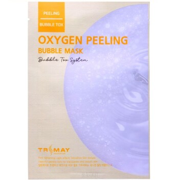 [TRIMAY] Тканевая кислородная маска для лица Oxygen Peeling Bubble Mask, 27 мл