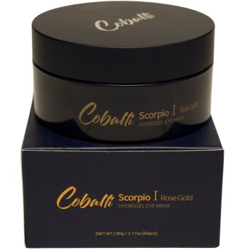 [COBALTI SCORPIO] Гидрогелевые патчи для кожи вокруг глаз «Золотая роза» Cobalti Scorpio HYDROGEL EYE MASK Rose Gold, 60 шт
