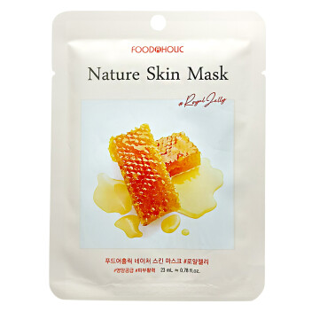 FOODAHOLIC Маска тканевая Royal Jelly Nature Skin Mask, 23 мл