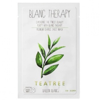 [BALLON BLANK] Тканевая маска с чайным деревом для жирной и проблемной кожи Teatree Sheet Mask, 23 мл