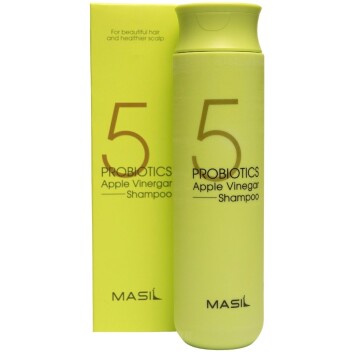 [MASIL] Шампунь с яблочным уксусом 5 Probiotics Apple Vinegar Shampoo, 300 мл
