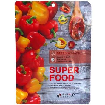 [EYENLIP] Тканевая маска с экстрактом паприки Super Food Paprika Mask, 23 мл
