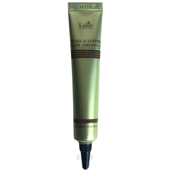 [LA’DOR] Ночная восстанавливающая сыворотка для поврежденных волос SNAIL SLEEPING HAIR AMPOULE, 20 мл