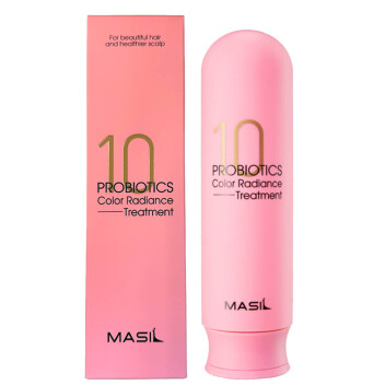 [MASIL] Бальзам с пробиотиками для защиты цвета 10 Probiotics Color Radiance Treatment, 300 мл