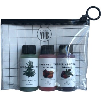 [WONDER BATH] Набор мини детокс-гелей Wonder Bath Super Vegitoks Cleanser miniature kit, 3 шт