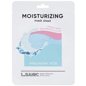 [L.SANIC] Маска тканевая увлажняющая с гиалуроновой кислотой Hyaluronic Acid Moisturizing Mask Sheet, 25 мл