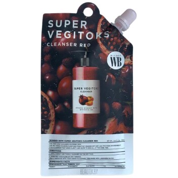 [WONDER BATH] Очищающая детокс-пенка красная Super Vegitoks Cleanser Red, 30 мл