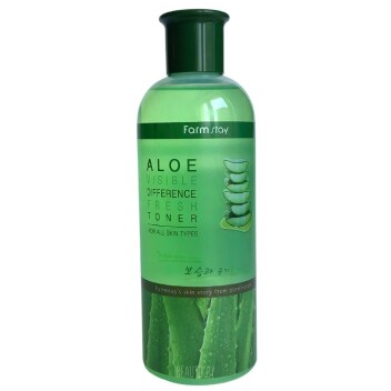 [FARM STAY] Увлажняющий тонер с экстрактом Алоэ Visible Difference Fresh Aloe Toner, 350 мл