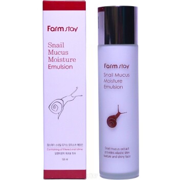 [FARM STAY] Эмульсия увлажняющая с муцином улитки Snail Mucus Moisture Emulsion, 150 мл