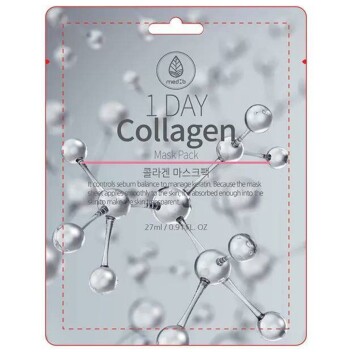 [MEDB] Маска на тканевой основе с коллагеном 1 Day Collagen Mask Pack, 27 мл