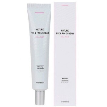 [FOODAHOLIC] Крем для лица и ухода за кожей вокруг глаз Nature Collagen Eye And Face Cream, 40 мл
